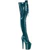 Pleaser - FLAMINGO3021GP Plateau Overknee Laarzen - Blauw Product image